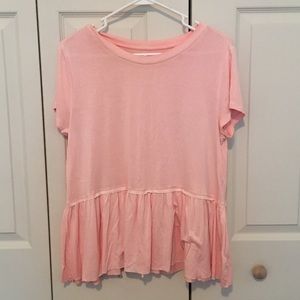 Light Pink Mossimo Supply Peplum Skirt